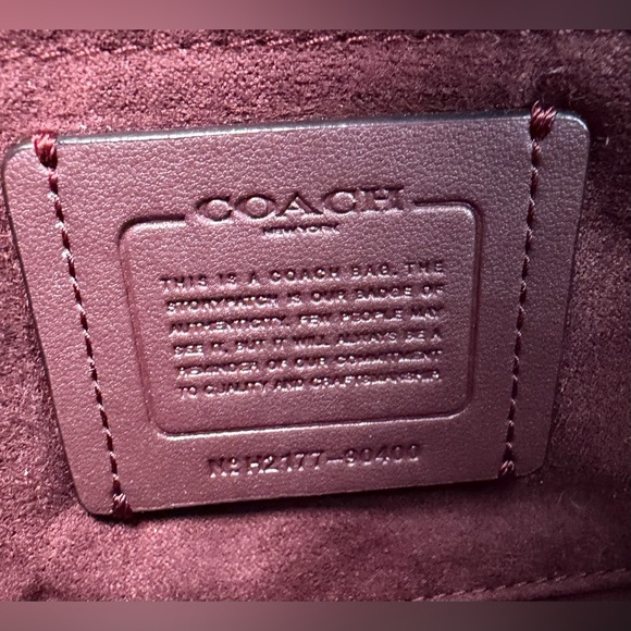 Coach Klare Black Signature Leather Rivets Crossbody Shoulder Purse 90400 EUC - Picture 9 of 17